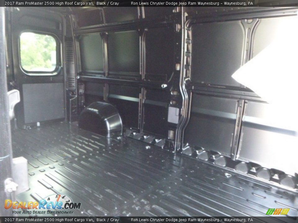 2017 Ram ProMaster 2500 High Roof Cargo Van Black / Gray Photo #12