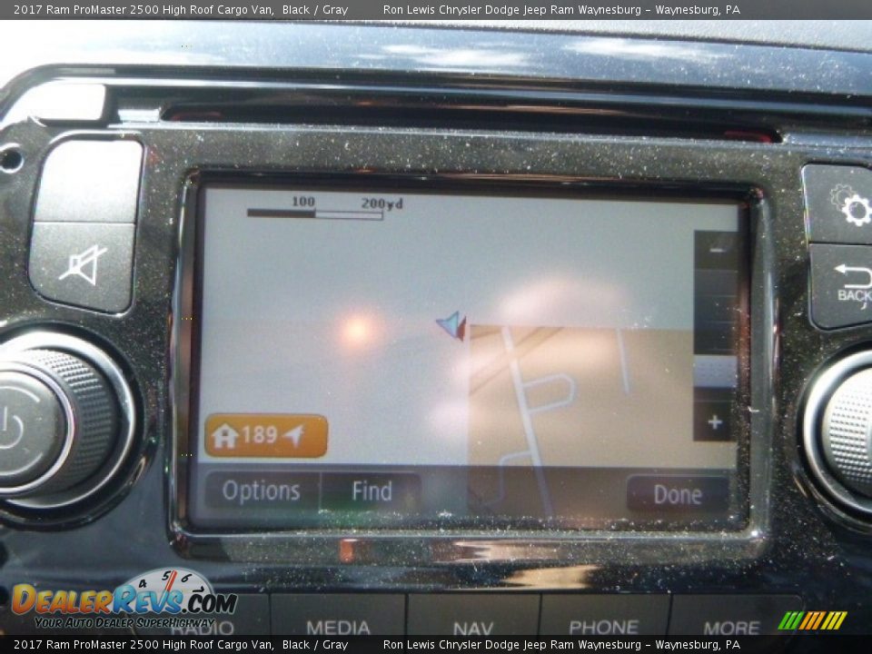 2017 Ram ProMaster 2500 High Roof Cargo Van Black / Gray Photo #18