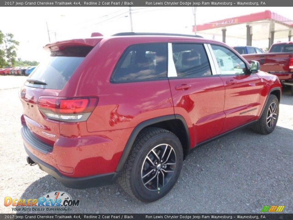 2017 Jeep Grand Cherokee Trailhawk 4x4 Redline 2 Coat Pearl / Black Photo #5