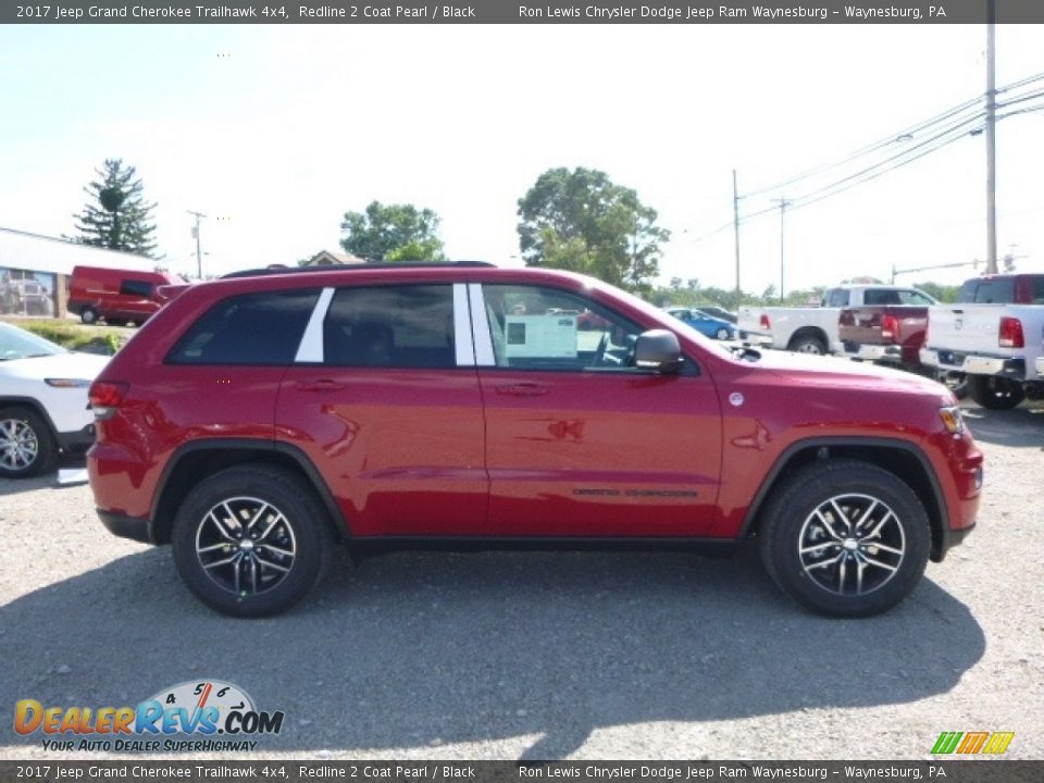 2017 Jeep Grand Cherokee Trailhawk 4x4 Redline 2 Coat Pearl / Black Photo #6