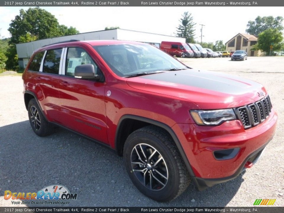 2017 Jeep Grand Cherokee Trailhawk 4x4 Redline 2 Coat Pearl / Black Photo #7