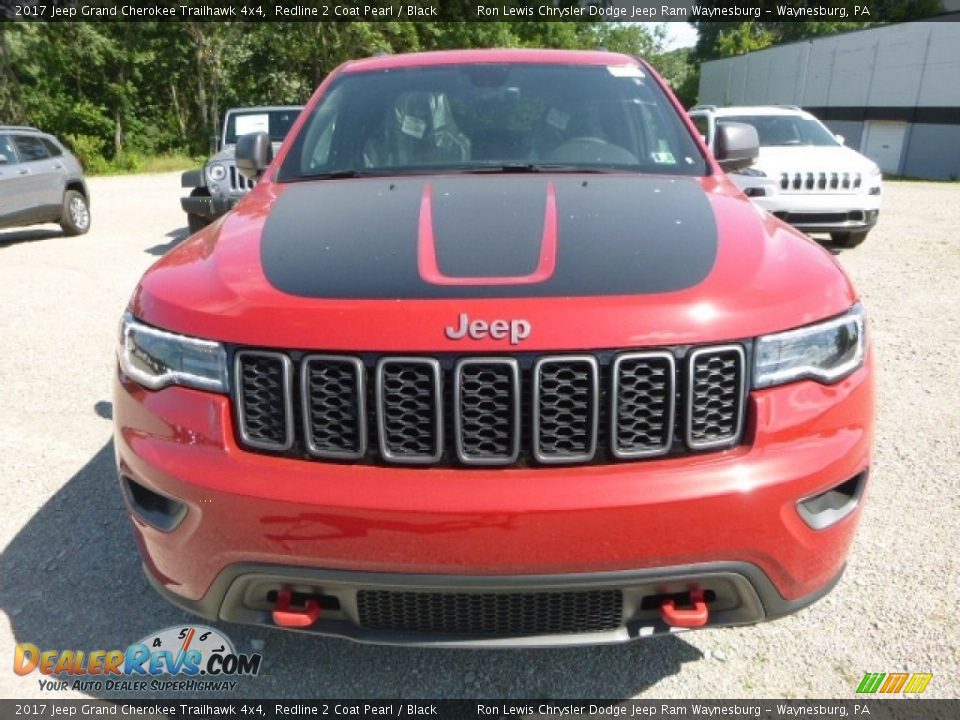 2017 Jeep Grand Cherokee Trailhawk 4x4 Redline 2 Coat Pearl / Black Photo #8