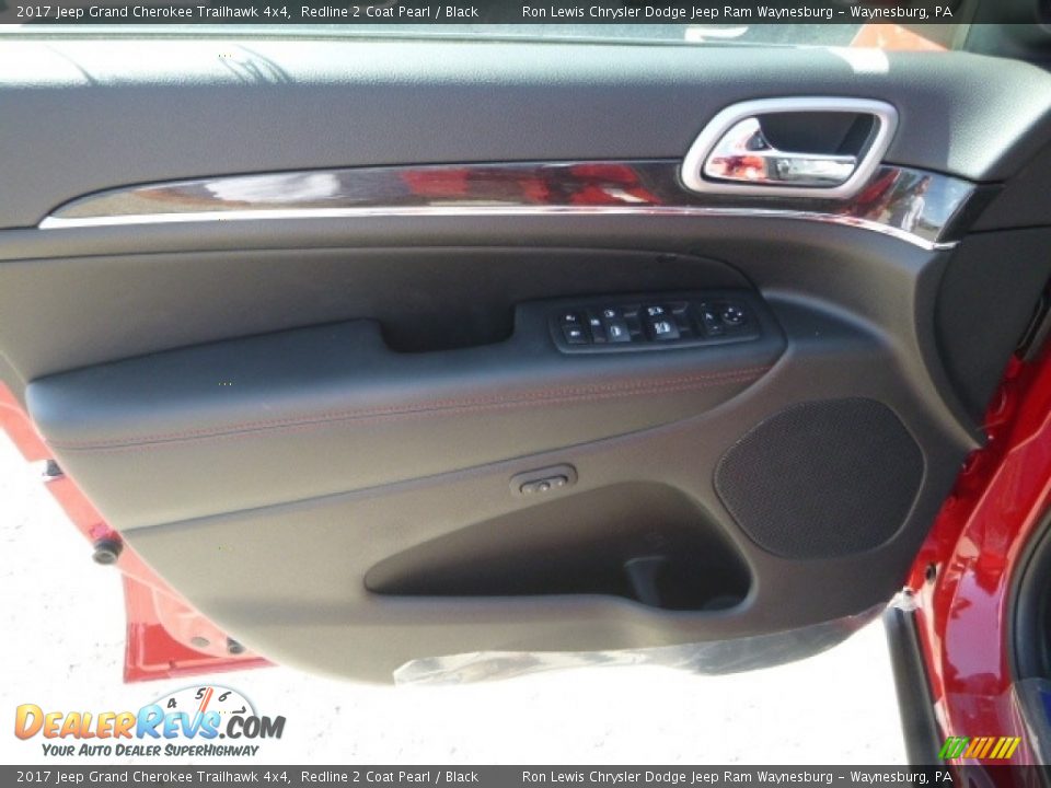 2017 Jeep Grand Cherokee Trailhawk 4x4 Redline 2 Coat Pearl / Black Photo #14