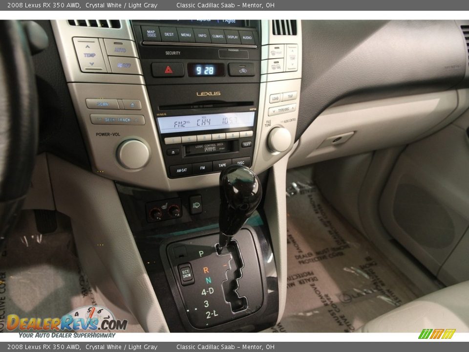 2008 Lexus RX 350 AWD Crystal White / Light Gray Photo #11