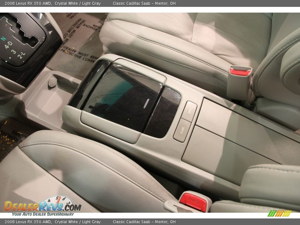 2008 Lexus RX 350 AWD Crystal White / Light Gray Photo #16