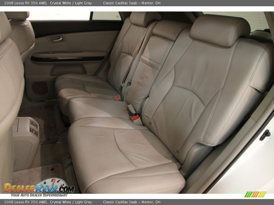2008 Lexus RX 350 AWD Crystal White / Light Gray Photo #20