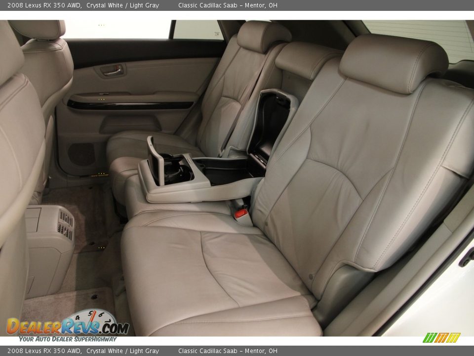 2008 Lexus RX 350 AWD Crystal White / Light Gray Photo #21