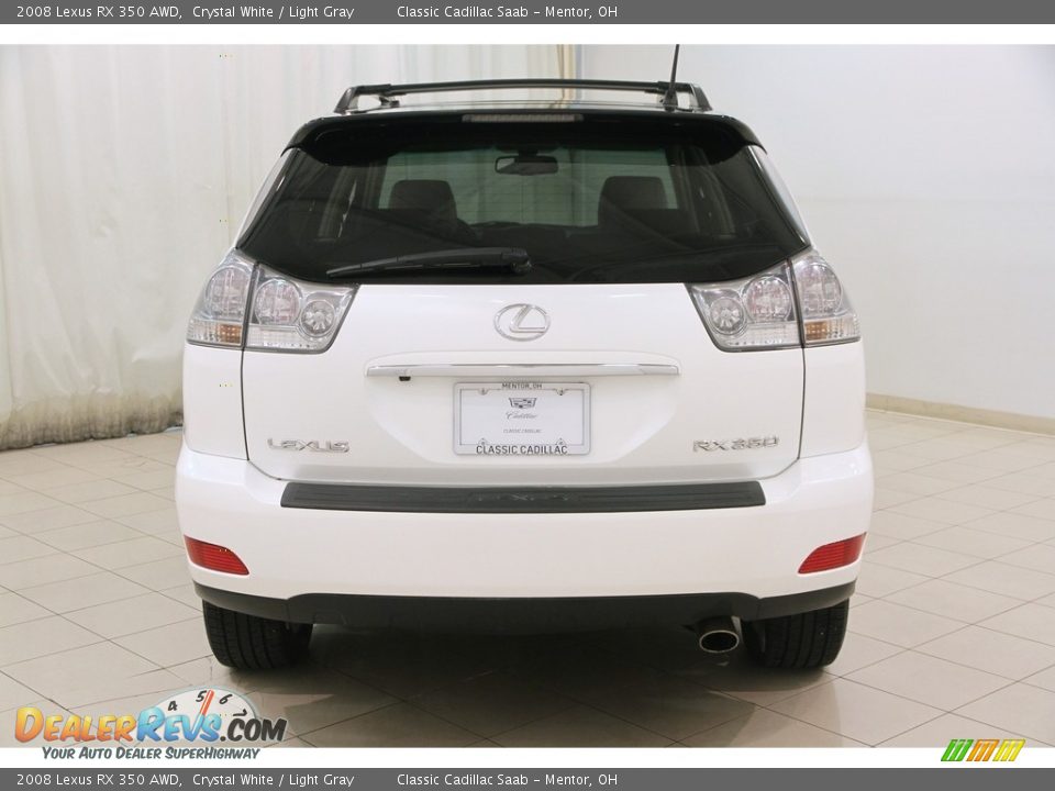 2008 Lexus RX 350 AWD Crystal White / Light Gray Photo #22
