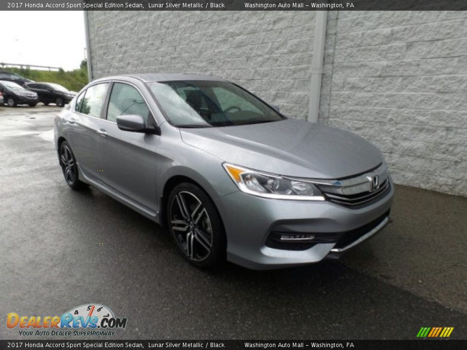 2017 Honda Accord Sport Special Edition Sedan Lunar Silver Metallic / Black Photo #1