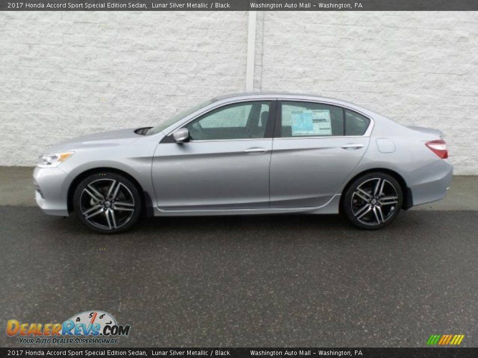 2017 Honda Accord Sport Special Edition Sedan Lunar Silver Metallic / Black Photo #6