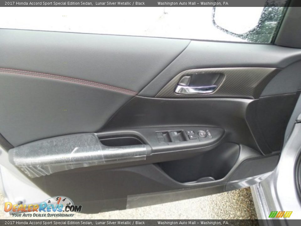 2017 Honda Accord Sport Special Edition Sedan Lunar Silver Metallic / Black Photo #14