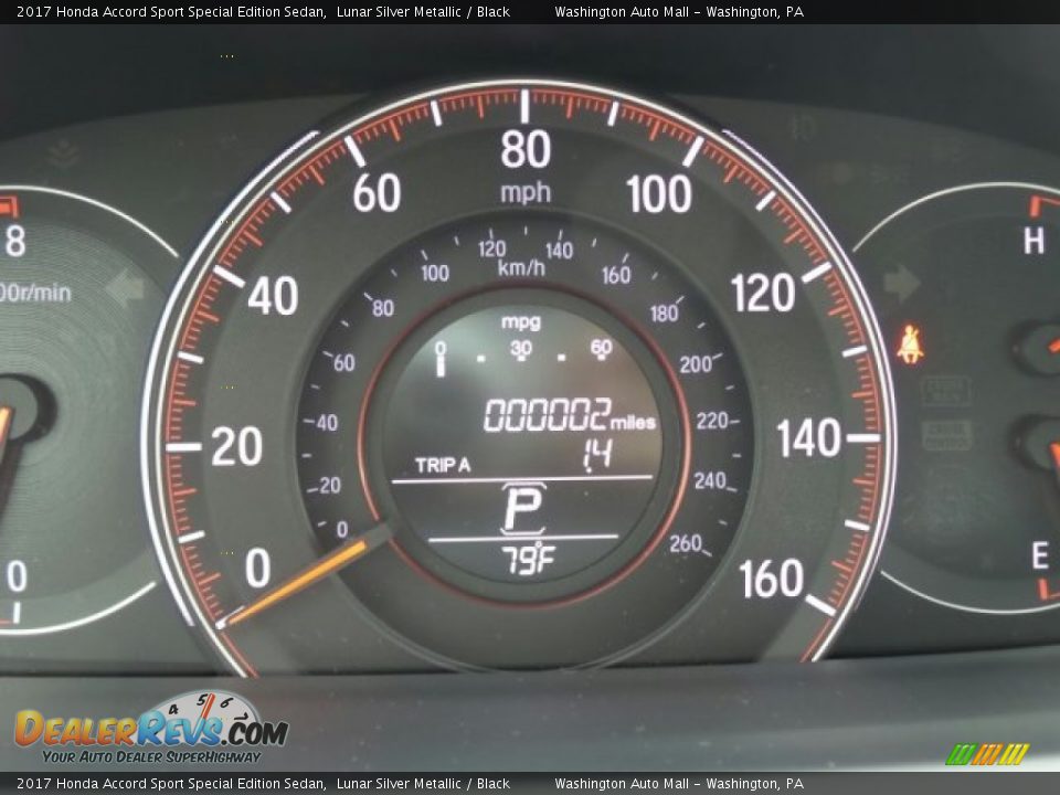 2017 Honda Accord Sport Special Edition Sedan Lunar Silver Metallic / Black Photo #17