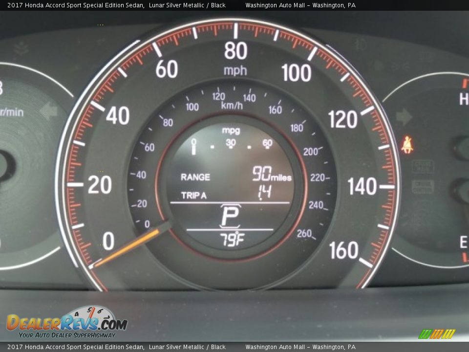 2017 Honda Accord Sport Special Edition Sedan Lunar Silver Metallic / Black Photo #18