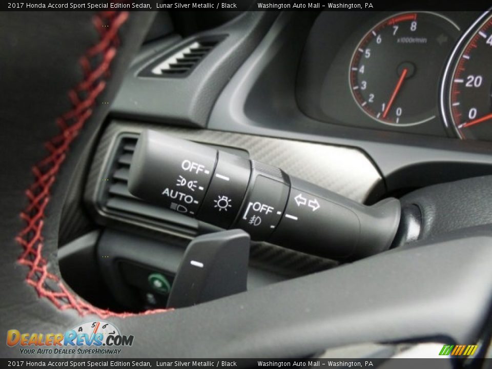 2017 Honda Accord Sport Special Edition Sedan Lunar Silver Metallic / Black Photo #21