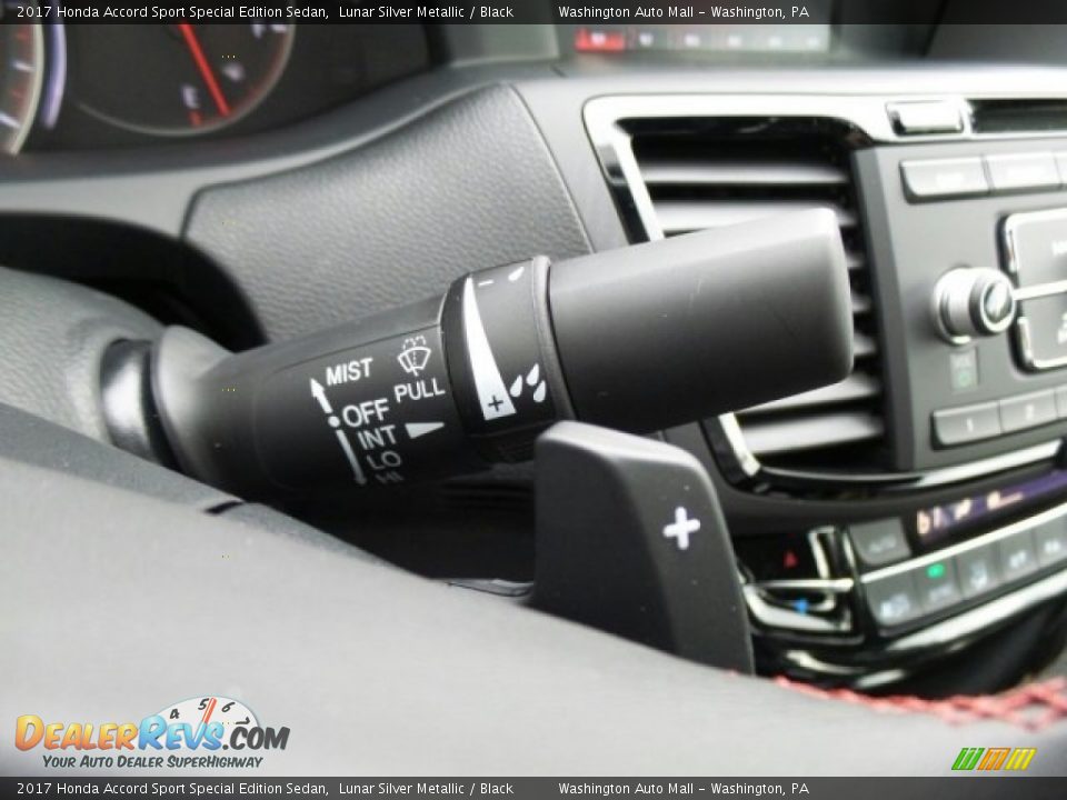 2017 Honda Accord Sport Special Edition Sedan Lunar Silver Metallic / Black Photo #23