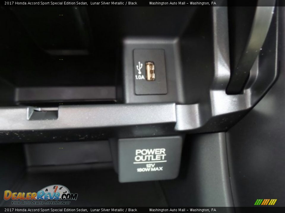 2017 Honda Accord Sport Special Edition Sedan Lunar Silver Metallic / Black Photo #27