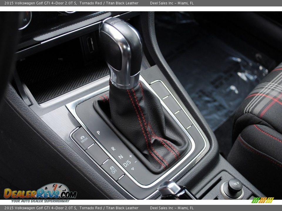 2015 Volkswagen Golf GTI 4-Door 2.0T S Tornado Red / Titan Black Leather Photo #16