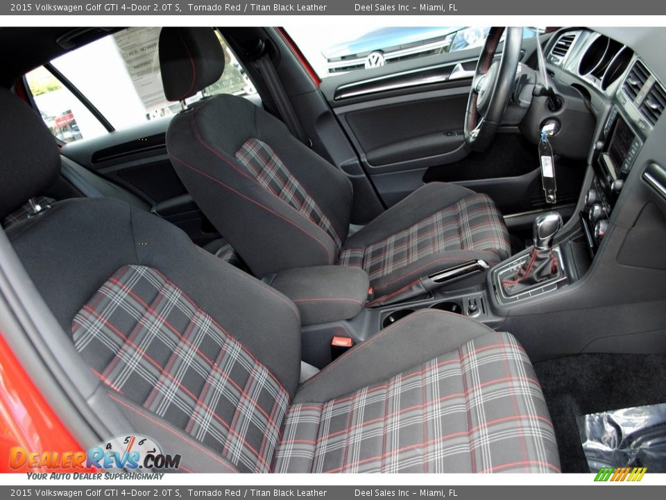 2015 Volkswagen Golf GTI 4-Door 2.0T S Tornado Red / Titan Black Leather Photo #19