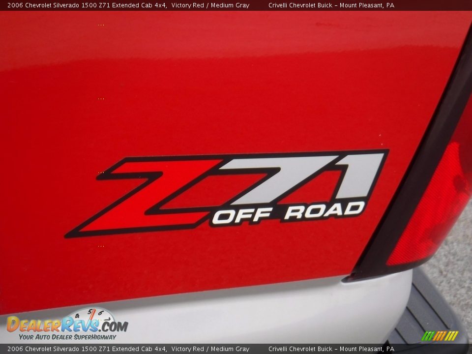2006 Chevrolet Silverado 1500 Z71 Extended Cab 4x4 Victory Red / Medium Gray Photo #5
