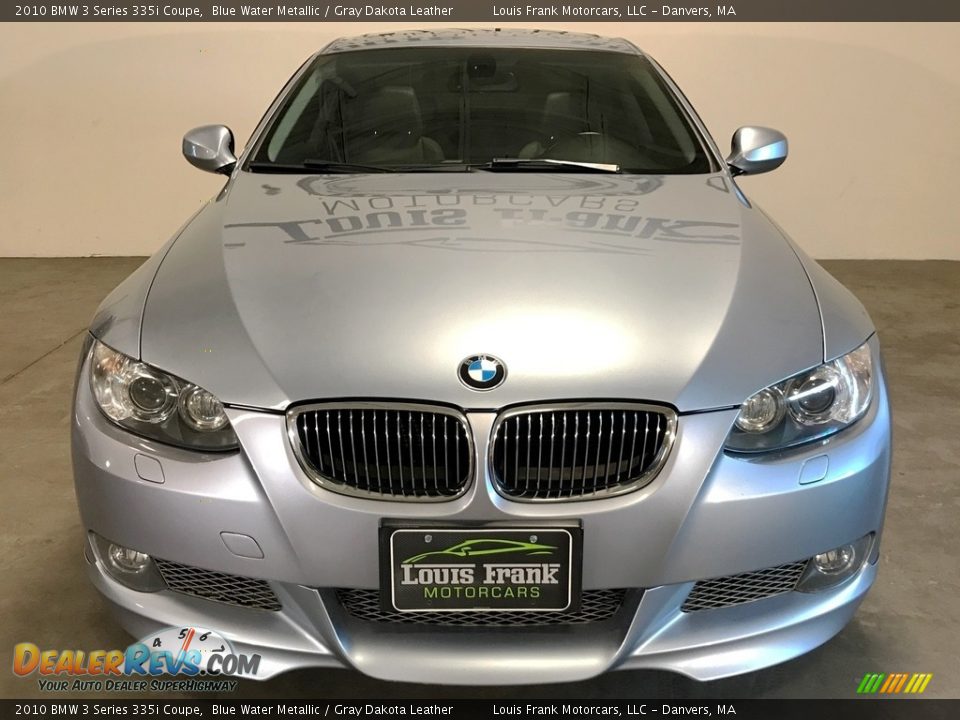 2010 BMW 3 Series 335i Coupe Blue Water Metallic / Gray Dakota Leather Photo #7