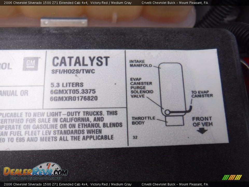 2006 Chevrolet Silverado 1500 Z71 Extended Cab 4x4 Victory Red / Medium Gray Photo #15