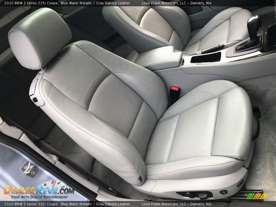 2010 BMW 3 Series 335i Coupe Blue Water Metallic / Gray Dakota Leather Photo #14