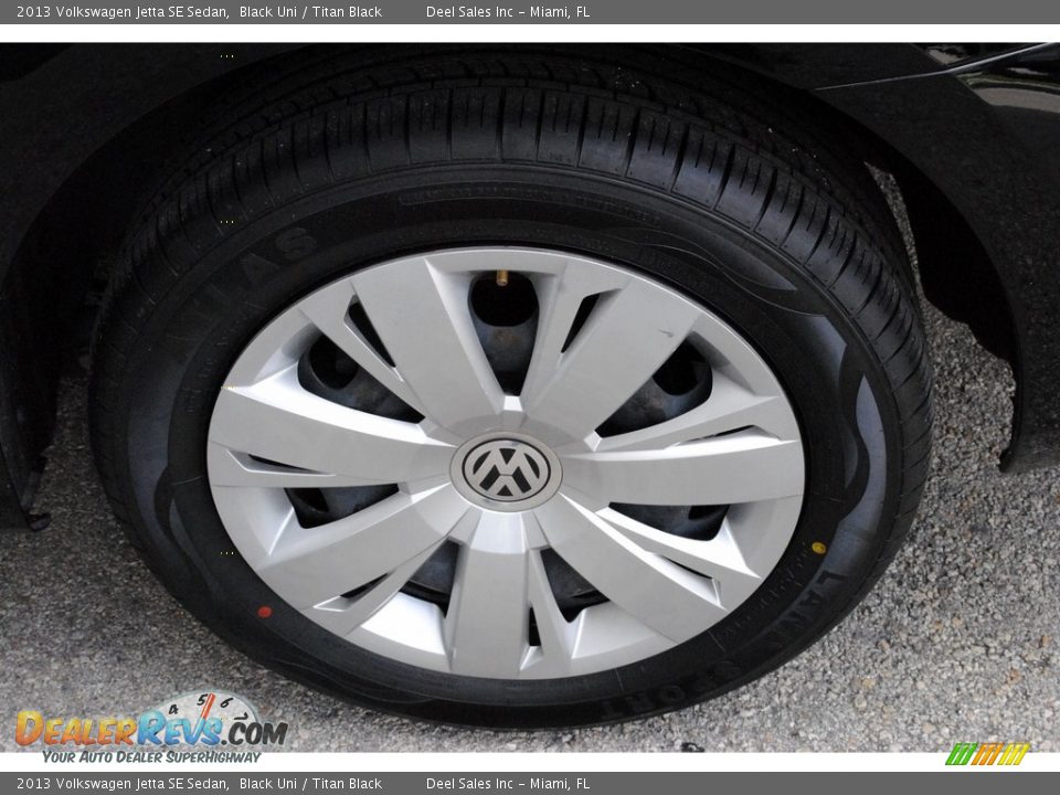 2013 Volkswagen Jetta SE Sedan Black Uni / Titan Black Photo #10