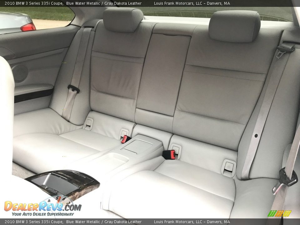 2010 BMW 3 Series 335i Coupe Blue Water Metallic / Gray Dakota Leather Photo #15