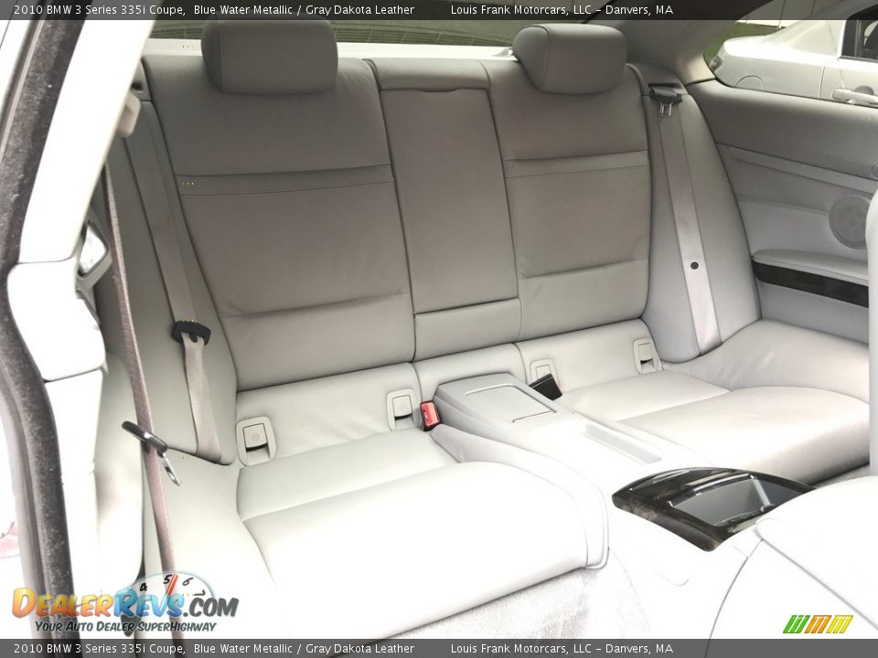 2010 BMW 3 Series 335i Coupe Blue Water Metallic / Gray Dakota Leather Photo #16
