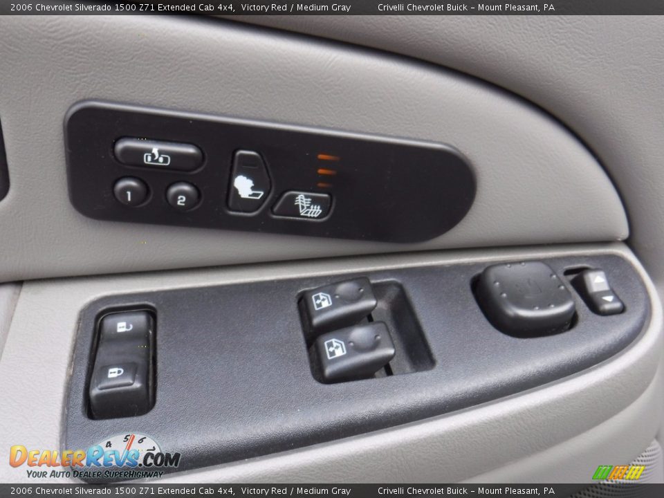 2006 Chevrolet Silverado 1500 Z71 Extended Cab 4x4 Victory Red / Medium Gray Photo #24