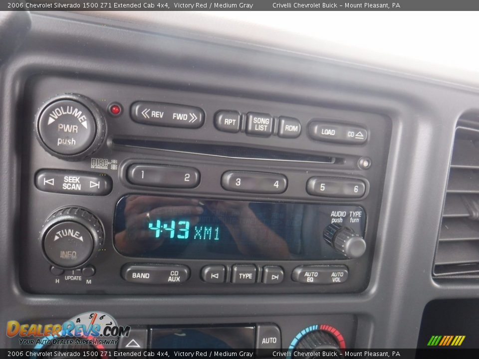 2006 Chevrolet Silverado 1500 Z71 Extended Cab 4x4 Victory Red / Medium Gray Photo #27