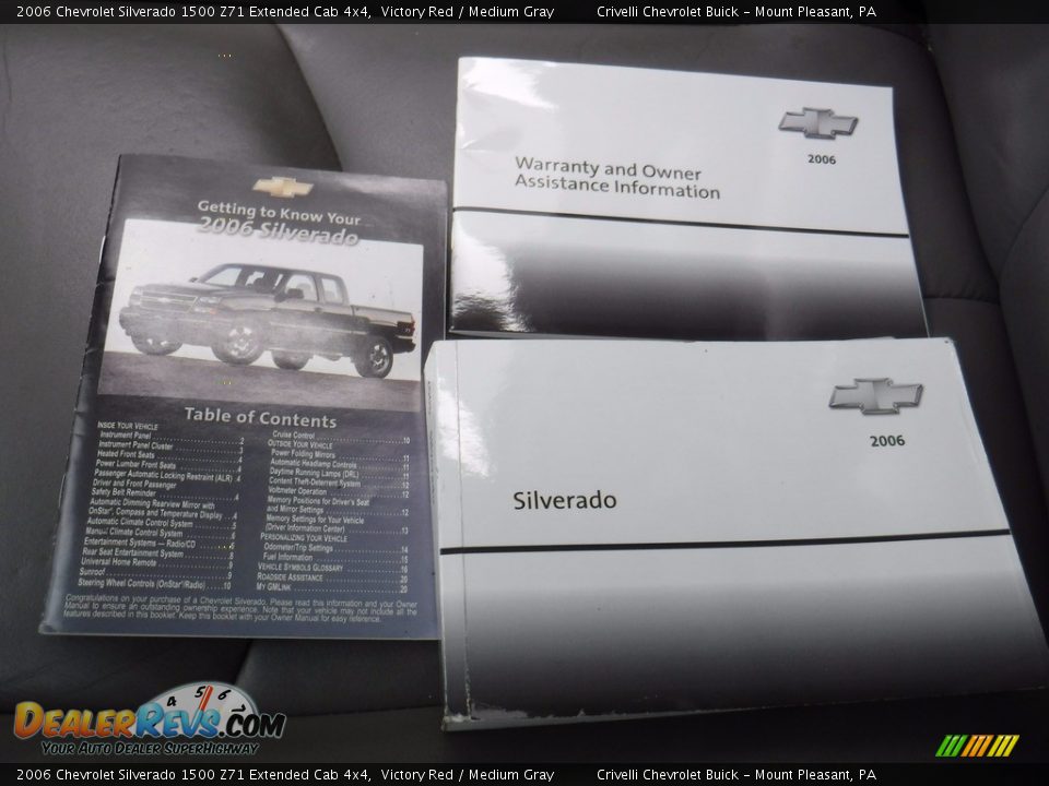 2006 Chevrolet Silverado 1500 Z71 Extended Cab 4x4 Victory Red / Medium Gray Photo #32
