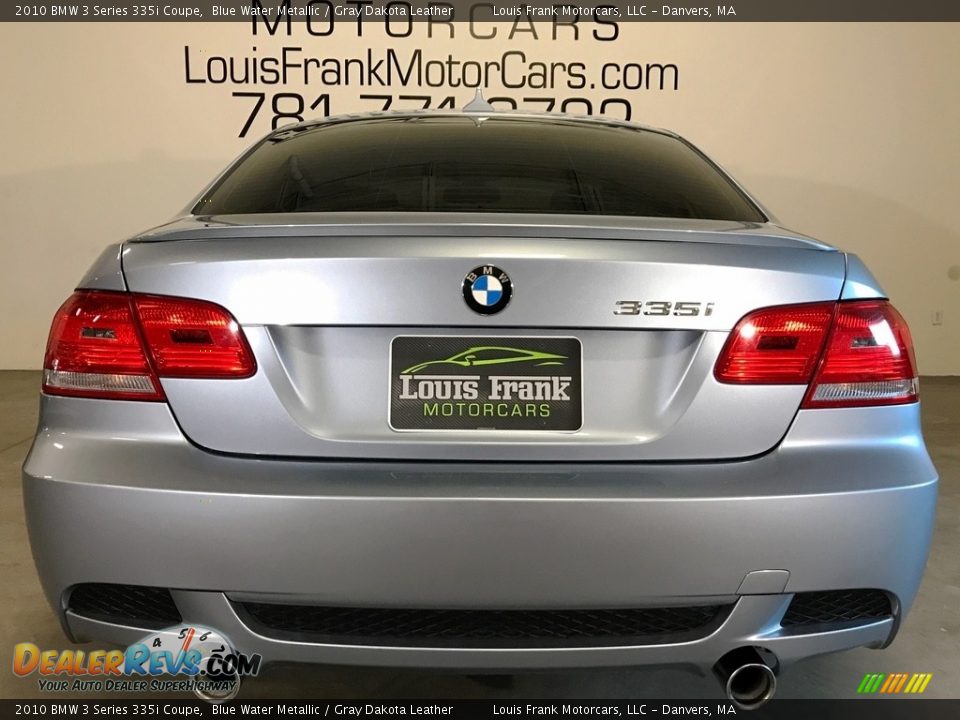 2010 BMW 3 Series 335i Coupe Blue Water Metallic / Gray Dakota Leather Photo #29