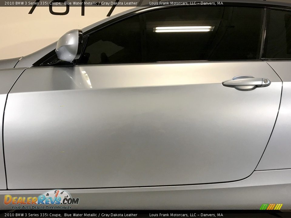 2010 BMW 3 Series 335i Coupe Blue Water Metallic / Gray Dakota Leather Photo #33