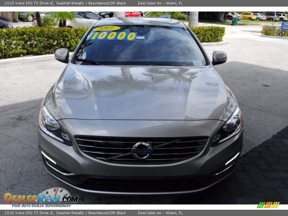 2016 Volvo S60 T5 Drive-E Seashell Metallic / Beechwood/Off-Black Photo #3