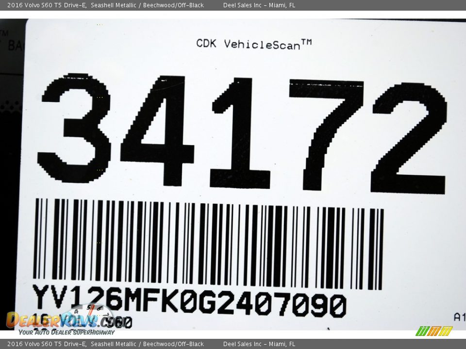 2016 Volvo S60 T5 Drive-E Seashell Metallic / Beechwood/Off-Black Photo #20