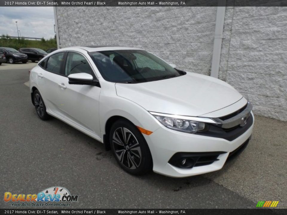 2017 Honda Civic EX-T Sedan White Orchid Pearl / Black Photo #1