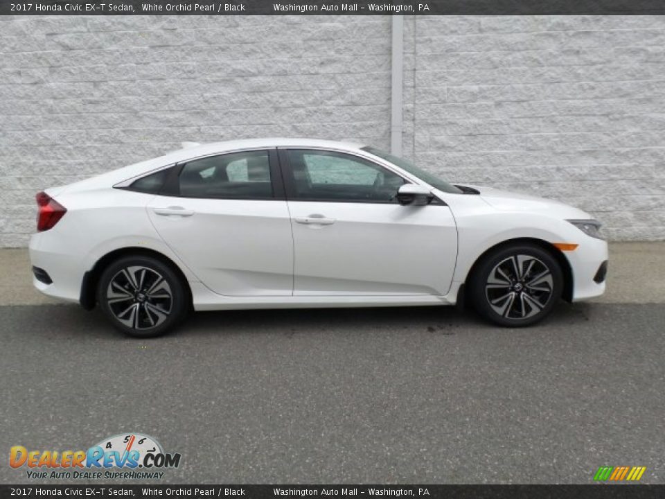 2017 Honda Civic EX-T Sedan White Orchid Pearl / Black Photo #2