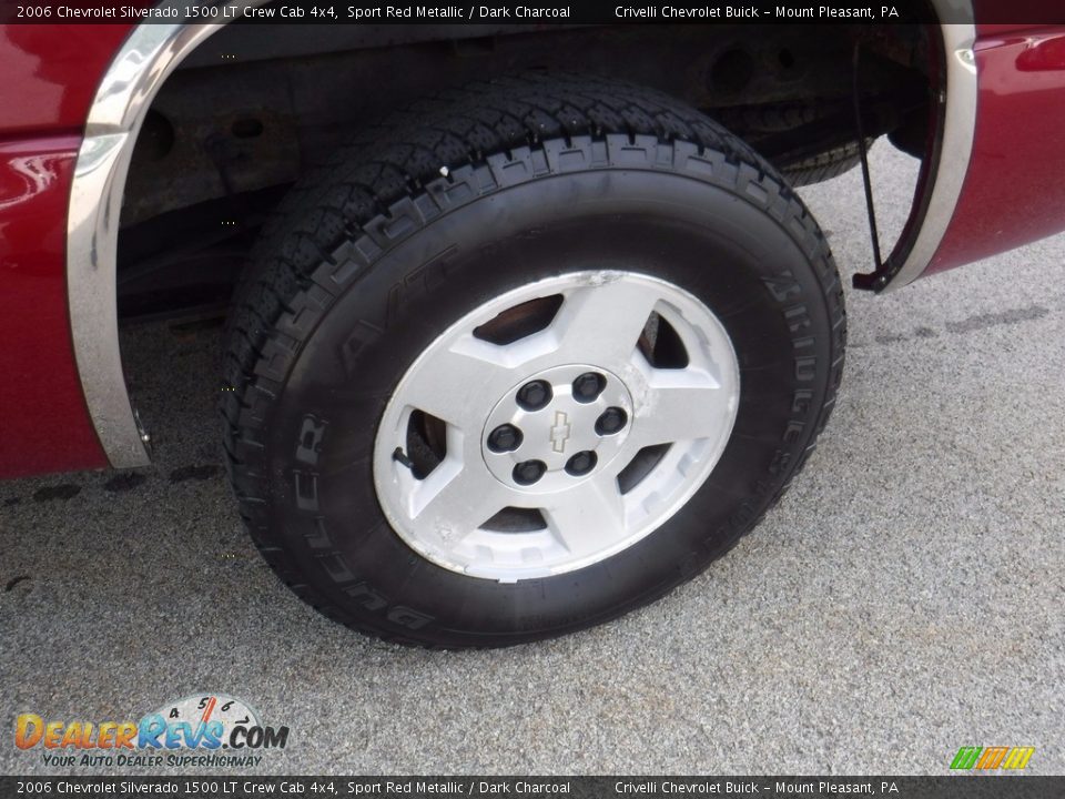 2006 Chevrolet Silverado 1500 LT Crew Cab 4x4 Sport Red Metallic / Dark Charcoal Photo #6