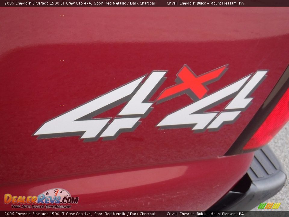 2006 Chevrolet Silverado 1500 LT Crew Cab 4x4 Sport Red Metallic / Dark Charcoal Photo #7