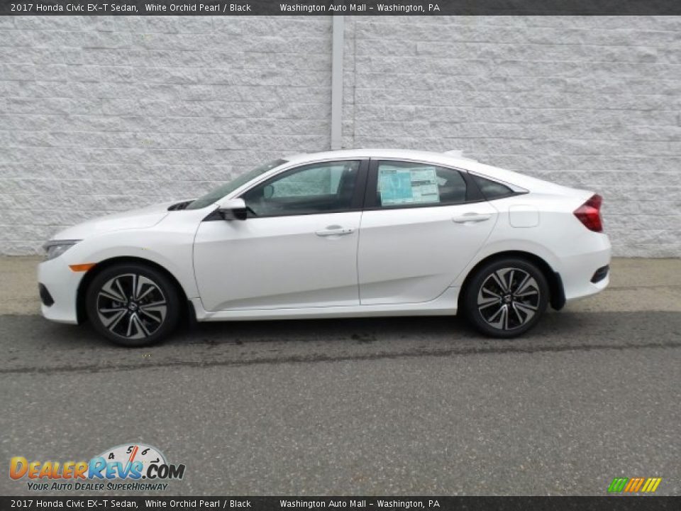 2017 Honda Civic EX-T Sedan White Orchid Pearl / Black Photo #6