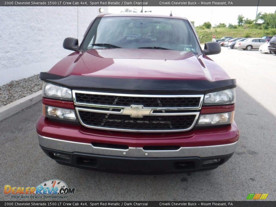2006 Chevrolet Silverado 1500 LT Crew Cab 4x4 Sport Red Metallic / Dark Charcoal Photo #8