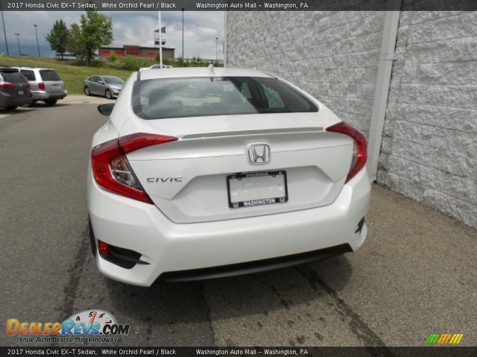 2017 Honda Civic EX-T Sedan White Orchid Pearl / Black Photo #7