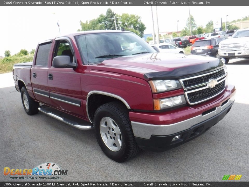 2006 Chevrolet Silverado 1500 LT Crew Cab 4x4 Sport Red Metallic / Dark Charcoal Photo #9