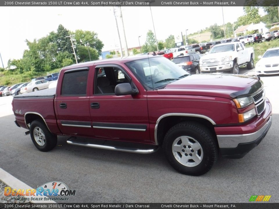 2006 Chevrolet Silverado 1500 LT Crew Cab 4x4 Sport Red Metallic / Dark Charcoal Photo #10
