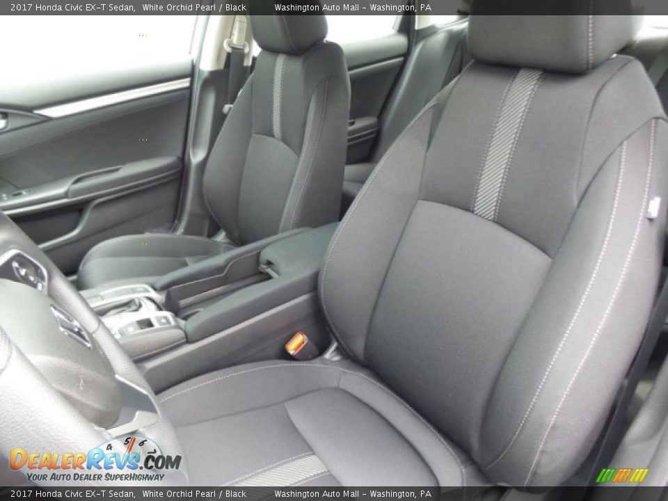 2017 Honda Civic EX-T Sedan White Orchid Pearl / Black Photo #10