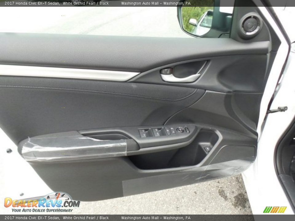 2017 Honda Civic EX-T Sedan White Orchid Pearl / Black Photo #14