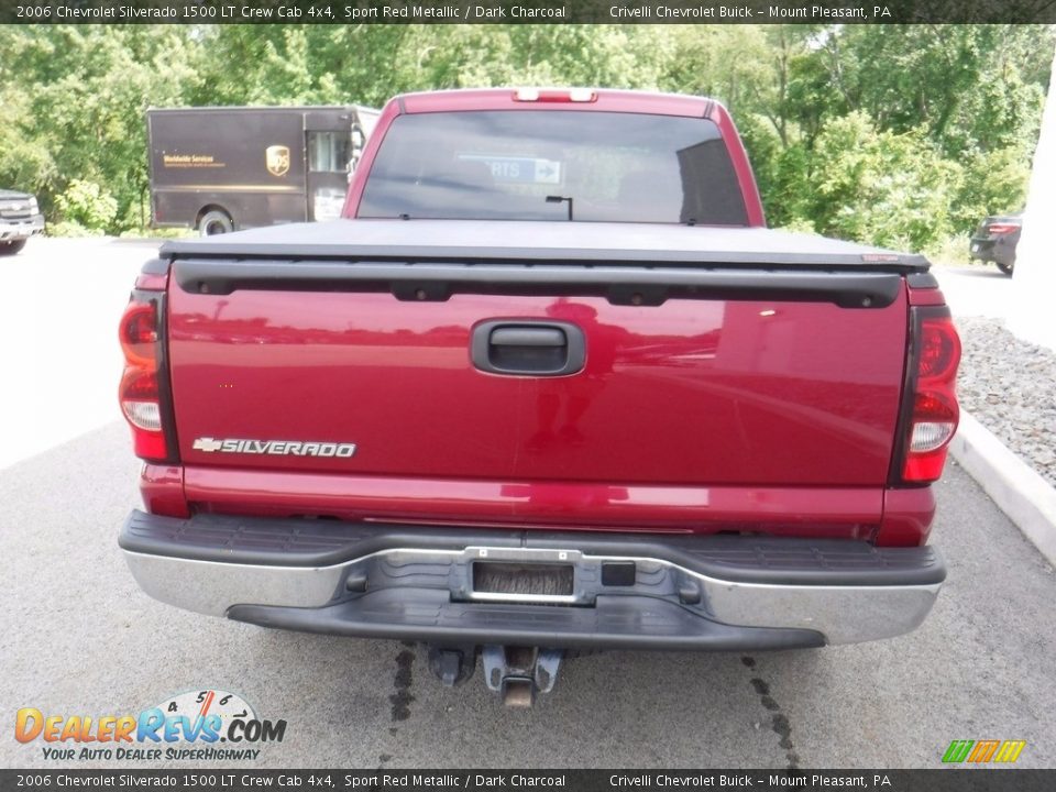 2006 Chevrolet Silverado 1500 LT Crew Cab 4x4 Sport Red Metallic / Dark Charcoal Photo #13