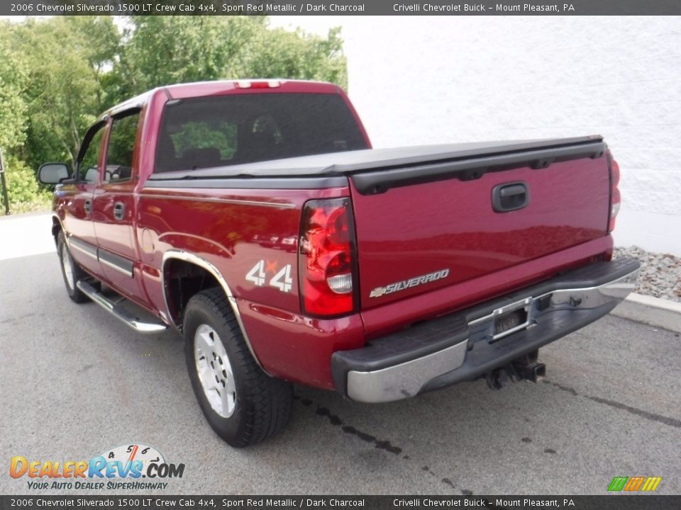 2006 Chevrolet Silverado 1500 LT Crew Cab 4x4 Sport Red Metallic / Dark Charcoal Photo #14
