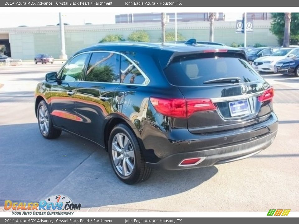 2014 Acura MDX Advance Crystal Black Pearl / Parchment Photo #5